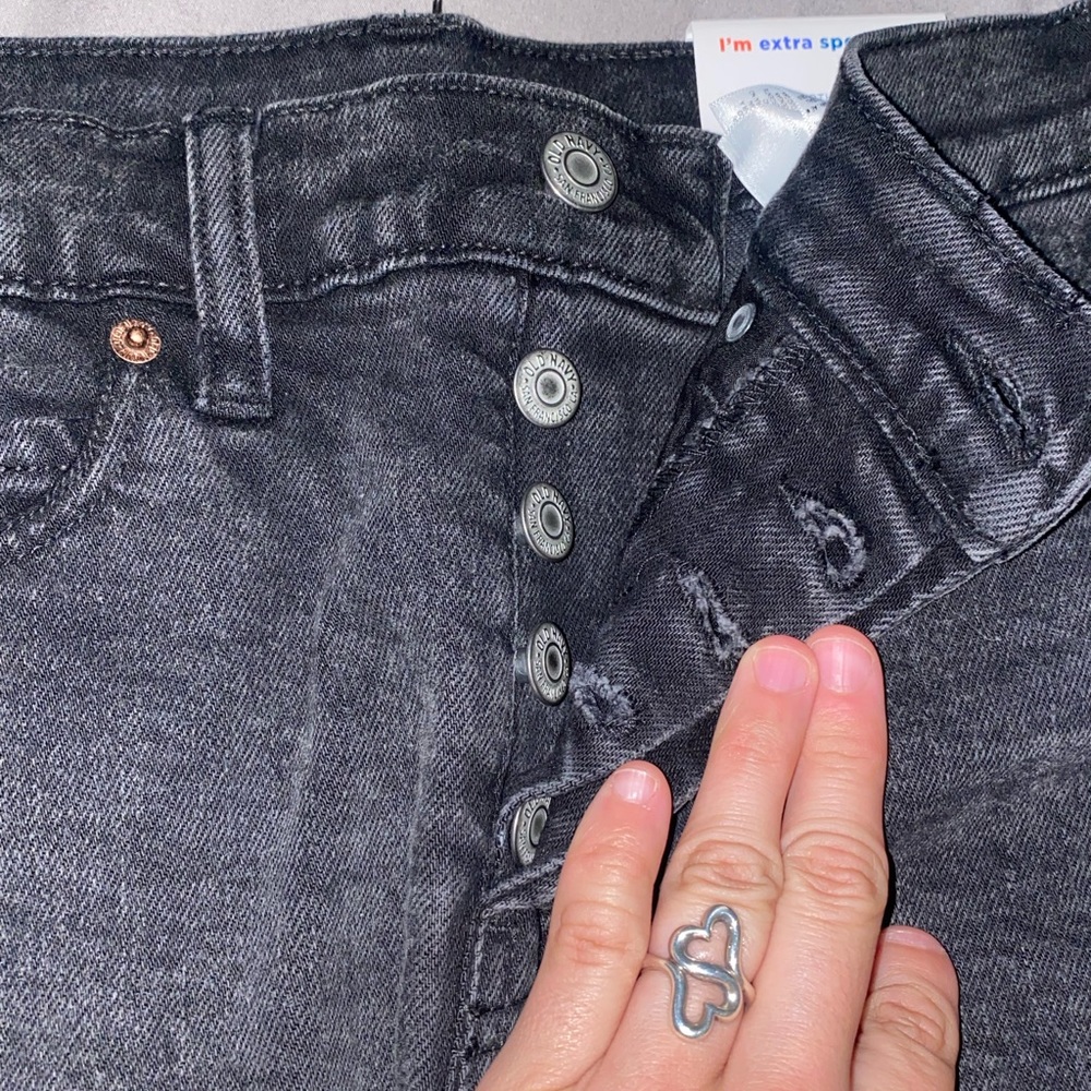 High Rise Jean Shorts